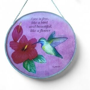 Hummingbird sun catcher